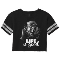 Life Good Snorkeling Ocean Diving Scorecard Crop Tee | Artistshot