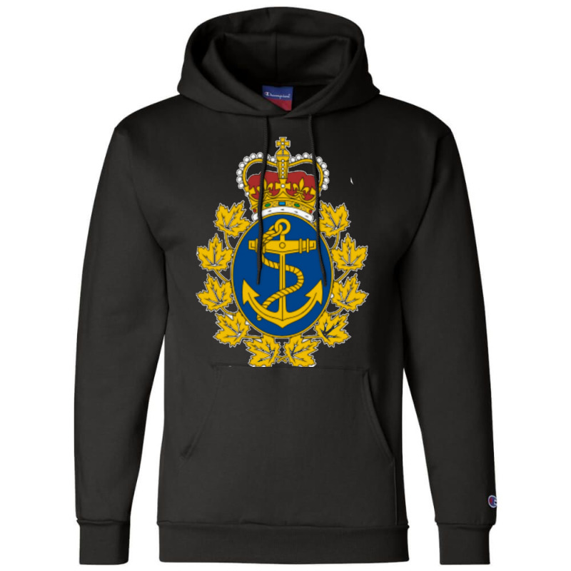 Canadian Navel Coat Of Arms 01 Champion Hoodie | Artistshot