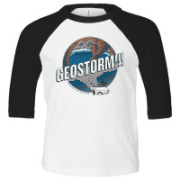 Geostorm Toddler 3/4 Sleeve Tee | Artistshot