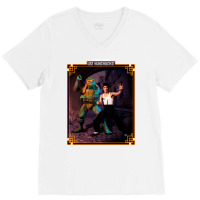 Katanas Are Boring V-neck Tee | Artistshot