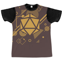 Retro Narrator Polyhedral D20 Dice Graphic T-shirt | Artistshot