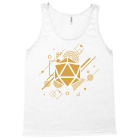 Retro Narrator Polyhedral D20 Dice Tank Top | Artistshot