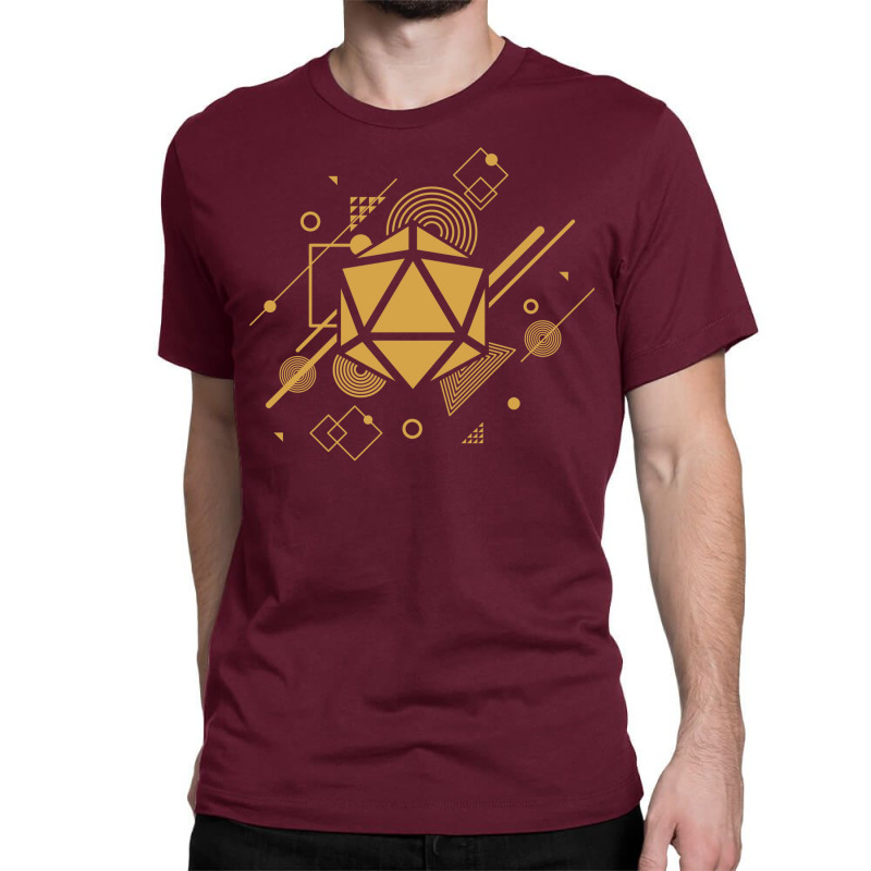 Retro Narrator Polyhedral D20 Dice Classic T-shirt | Artistshot