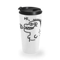 Trending Hi, Dragon ( Back ) Travel Mug | Artistshot