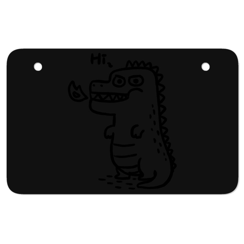 Trending Hi, Dragon ( Back ) Atv License Plate | Artistshot