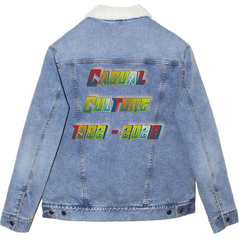 Casual Culture 1982   2022 Unisex Sherpa-lined Denim Jacket | Artistshot