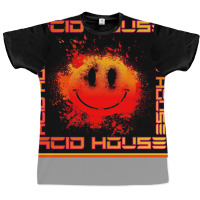 Acid House Badge Graphic T-shirt | Artistshot