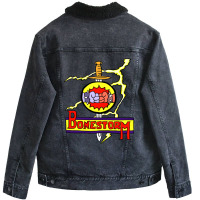 Simpsons Bonestorm Unisex Sherpa-lined Denim Jacket | Artistshot