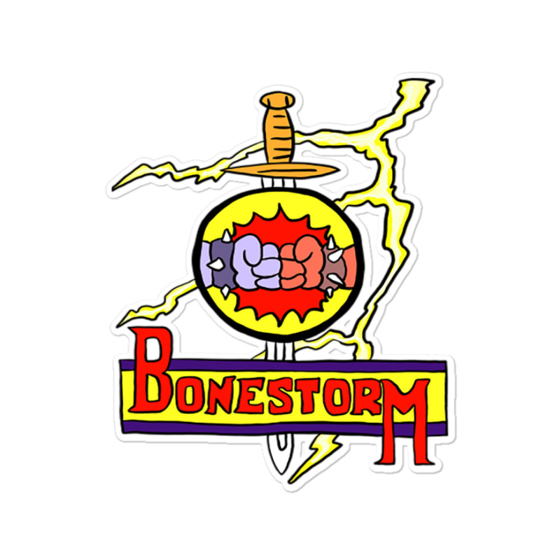 Simpsons Bonestorm Sticker | Artistshot