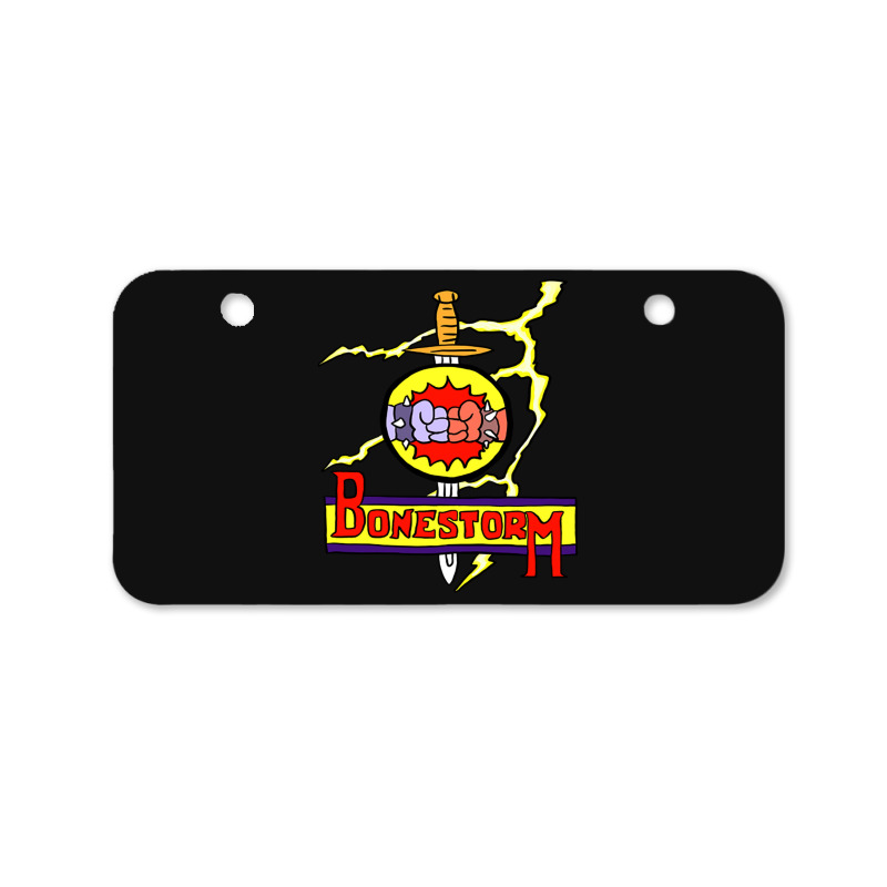 Simpsons Bonestorm Bicycle License Plate | Artistshot