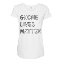 Gnome Lives Matter Meme Dnd 5e Pathfinder Rpg Role Maternity Scoop Neck T-shirt | Artistshot