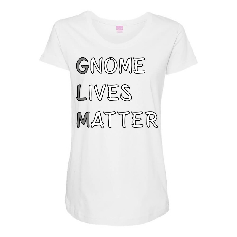 Gnome Lives Matter Meme Dnd 5e Pathfinder Rpg Role Maternity Scoop Neck T-shirt | Artistshot