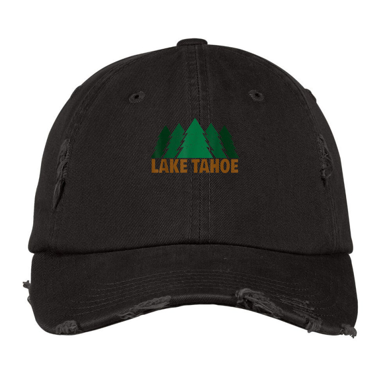 Lake Tahoe California Emerald Bay Pines T Shirt Vintage Cap by TeaMenShop | Artistshot