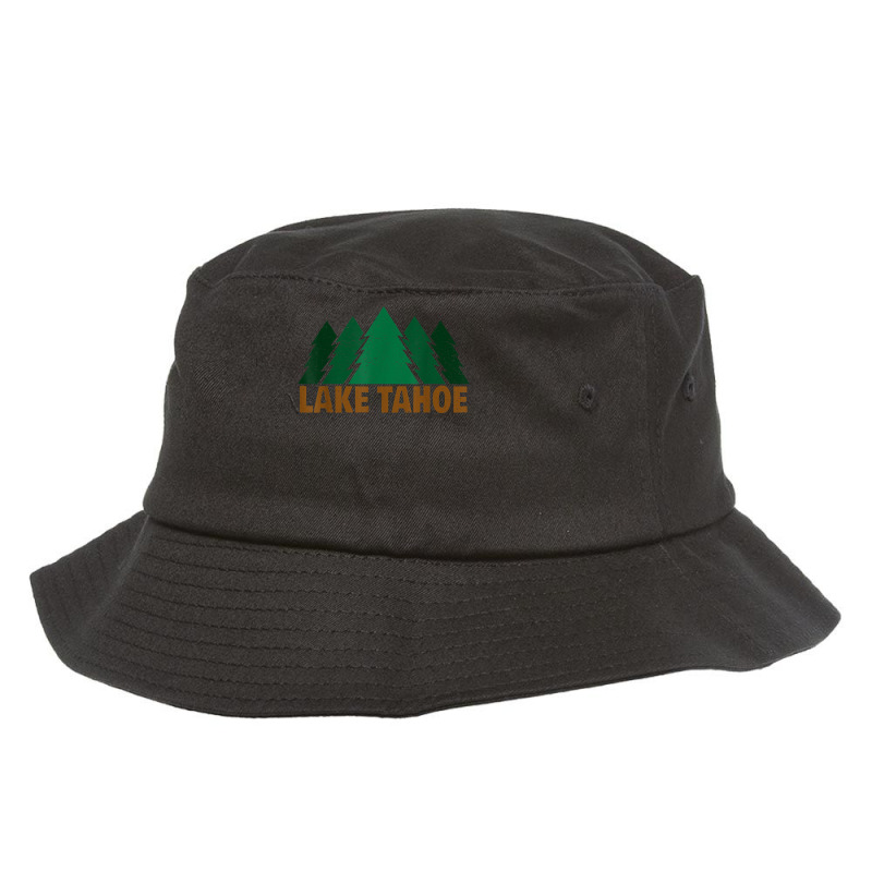 Lake Tahoe California Emerald Bay Pines T Shirt Bucket Hat by TeaMenShop | Artistshot