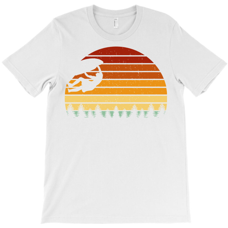 Vintage Sunset Climbing Gift For Climbers And Boul T-shirt | Artistshot