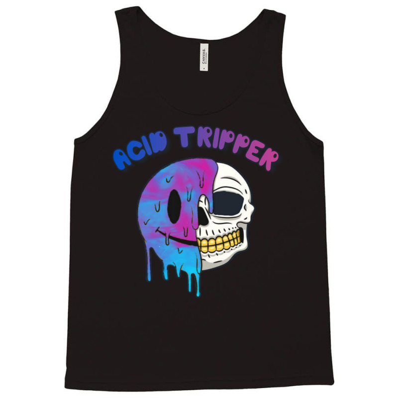 Acid Tripper Skull Tank Top by mosbahgurkov6 | Artistshot