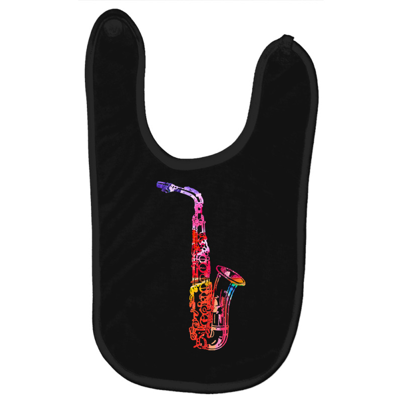 Saxophone Instrument T  Shirtsaxophone Instrument Saxo Lover Gift For Baby Bibs by jessyca05876 | Artistshot