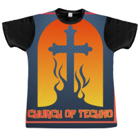 Church Of Techno Graphic T-shirt | Artistshot