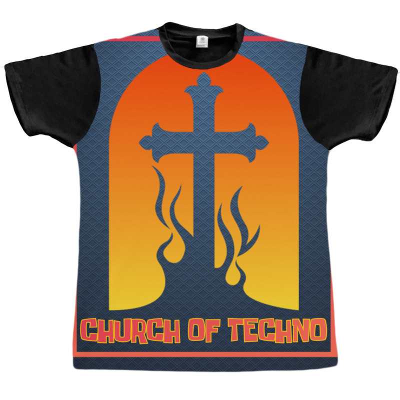 Church Of Techno Graphic T-shirt | Artistshot