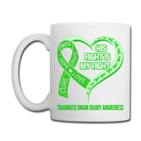 Limited Edition His Fight Is My Fight Ribbon Heart Coffee Mug | Artistshot