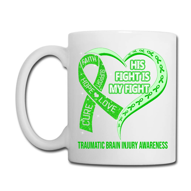 Limited Edition His Fight Is My Fight Ribbon Heart Coffee Mug | Artistshot