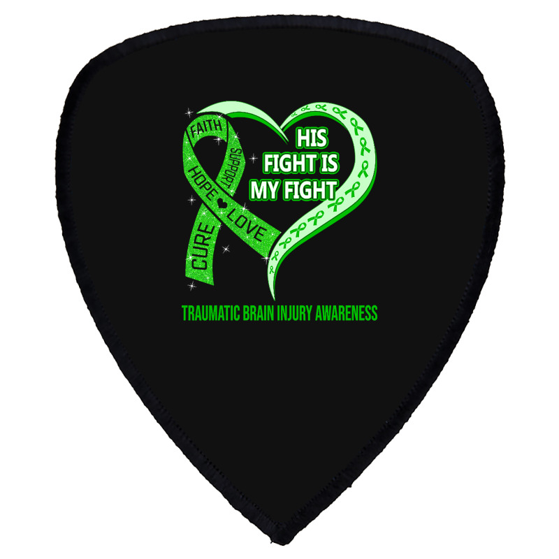 Limited Edition His Fight Is My Fight Ribbon Heart Shield S Patch | Artistshot