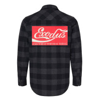 Clasice Rave Flyer Exodus The Real Thing Flannel Shirt | Artistshot