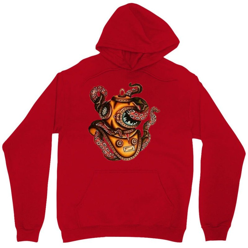 Classic Tattoo Divers Helmet Unisex Hoodie | Artistshot