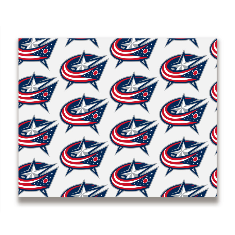 The Columbus,blue,jackets, Metal Print Horizontal | Artistshot