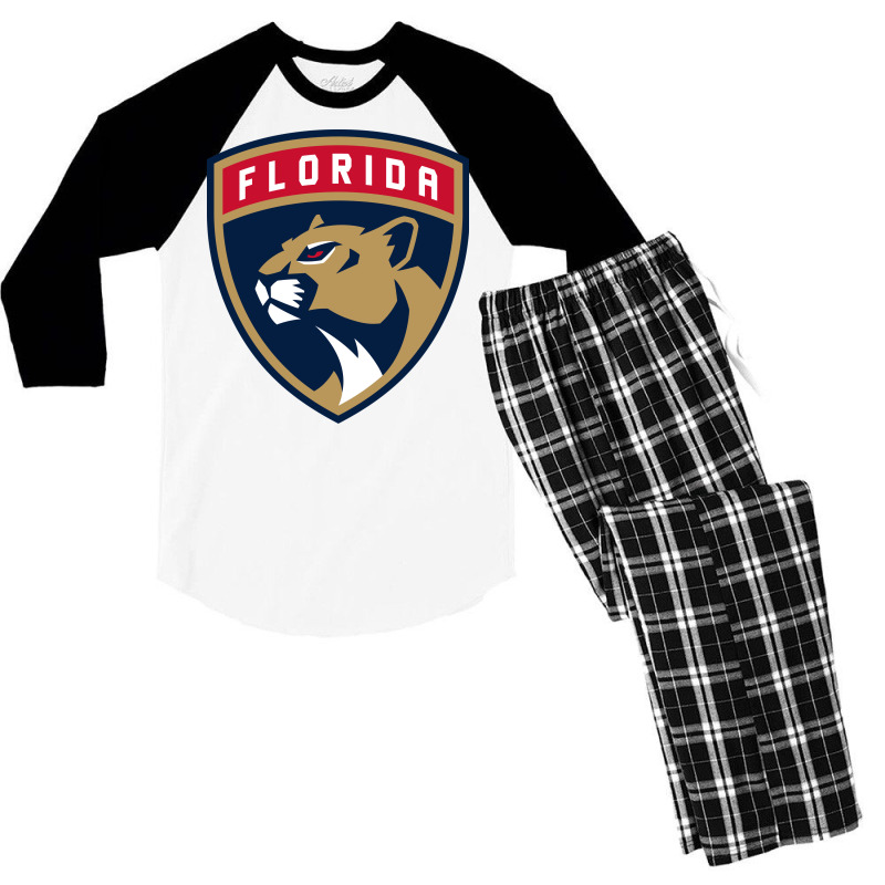 The Florida,panthers Men's 3/4 Sleeve Pajama Set | Artistshot