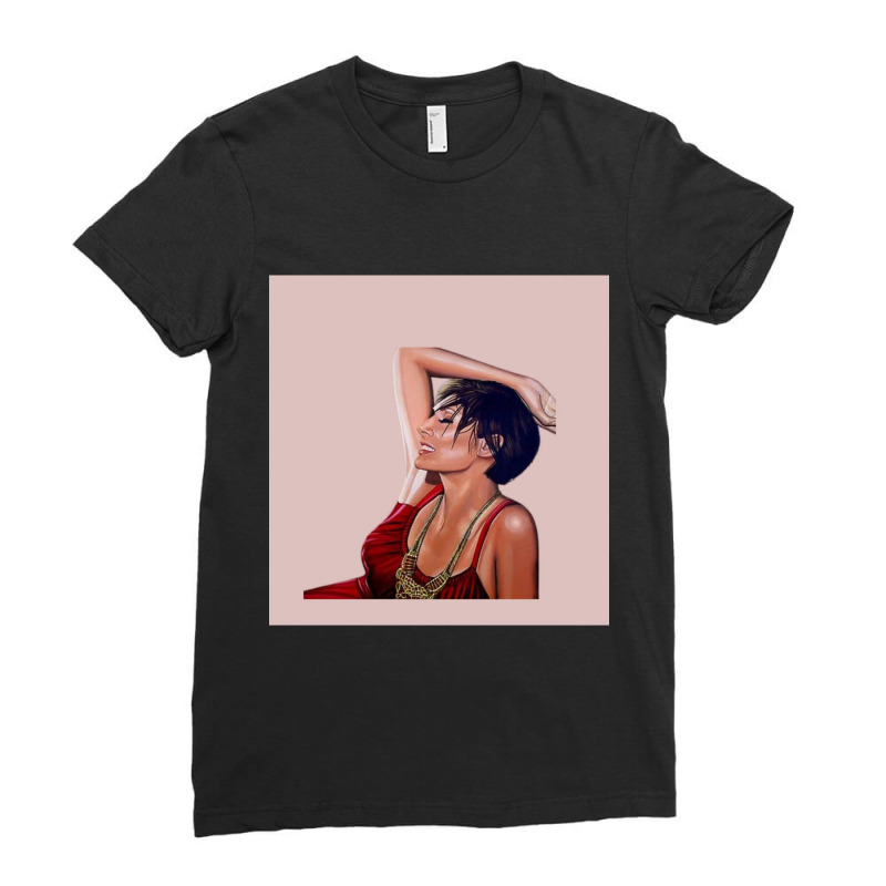 Natalie Imbruglia Chiffon Top Ladies Fitted T-Shirt by KochDestines | Artistshot