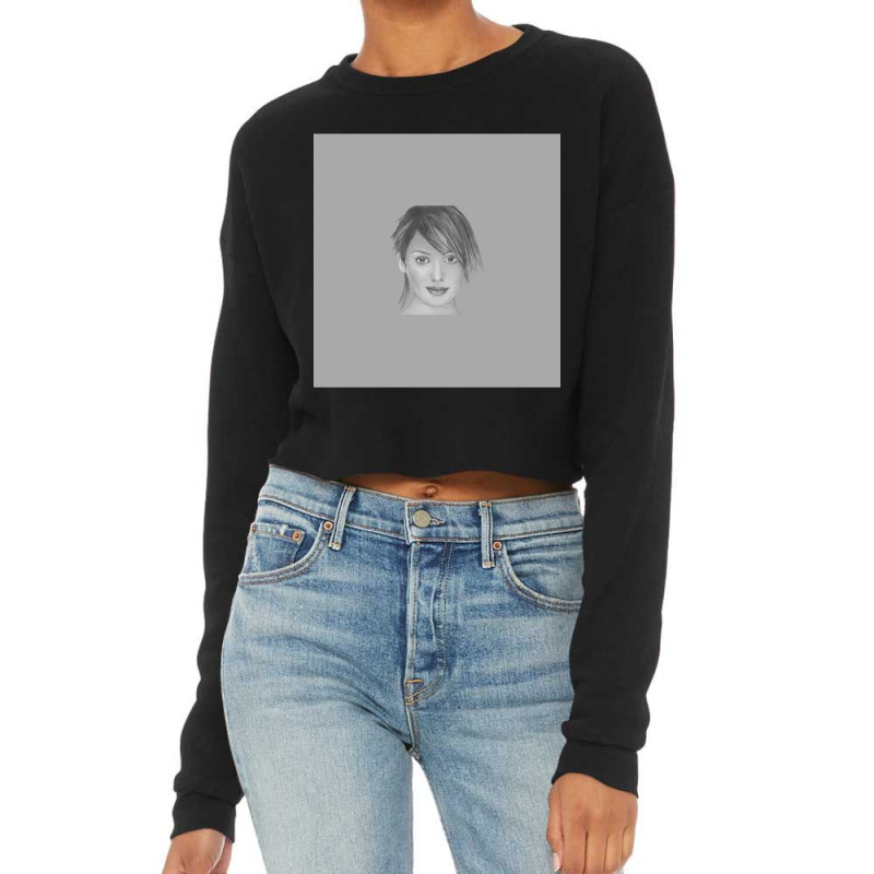 Natalie Imbruglia Chiffon Top Cropped Sweater by KochDestines | Artistshot