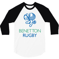 Benetton,rugby 3/4 Sleeve Shirt | Artistshot