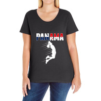 Proud Panama Basketball Fans Jersey - Panamanian F Ladies Curvy T-shirt | Artistshot