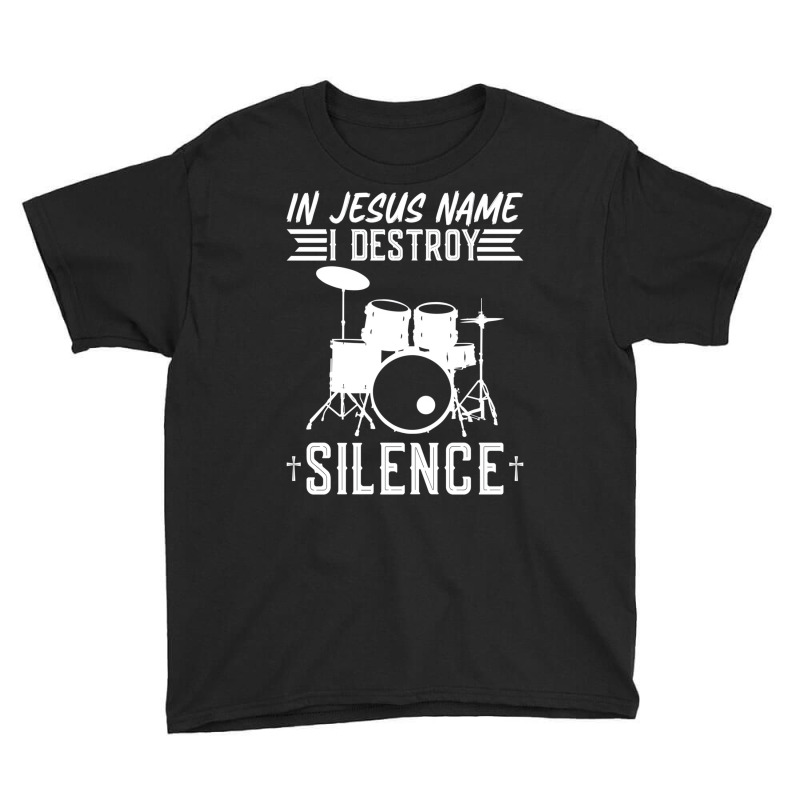 In Jesus Name I Destroy Silence, Christian Worship Youth Tee by ardylanda | Artistshot