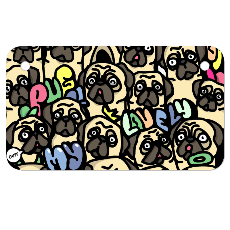 Pug license outlet plate