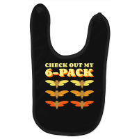 Invasion T  Shirt Check Out My Six Pack Cicada Pun Hilarious Design Gr Baby Bibs | Artistshot