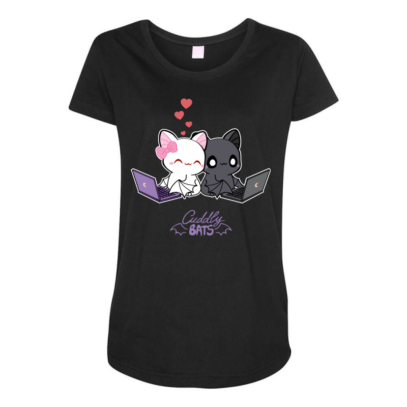 Cute Little Bats Working Together Maternity Scoop Neck T-shirt by maansuwayar | Artistshot