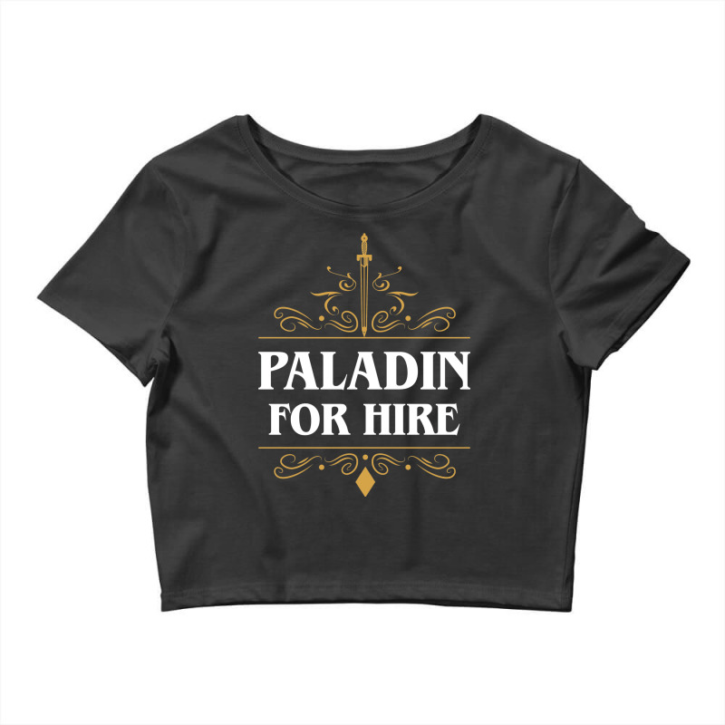 Paladin For Hire Crop Top by massudcoilsh | Artistshot