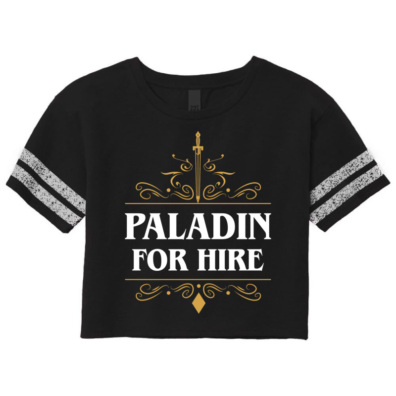 Paladin For Hire Scorecard Crop Tee by massudcoilsh | Artistshot