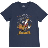 Grandpa's Moonshine V-neck Tee | Artistshot