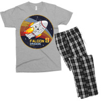 Falcon 9   Dragon Vintage Style T Shirt Men's T-shirt Pajama Set | Artistshot