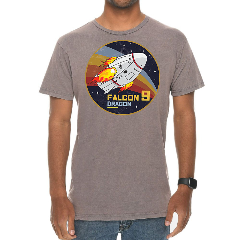 Falcon 9   Dragon Vintage Style T Shirt Vintage T-shirt | Artistshot