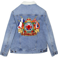 Loyalist Badge Unisex Sherpa-lined Denim Jacket | Artistshot