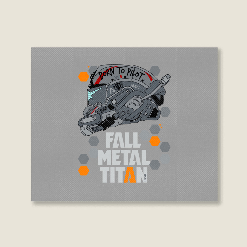 Fall Metal Titan Landscape Canvas Print | Artistshot