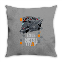 Fall Metal Titan Throw Pillow | Artistshot