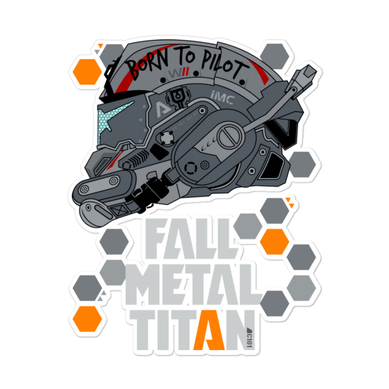 Fall Metal Titan Sticker | Artistshot