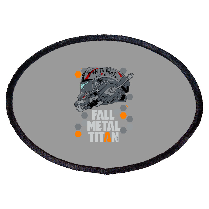 Fall Metal Titan Oval Patch | Artistshot