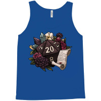 Warlock Class D20   Tabletop Gaming Dice Tank Top | Artistshot