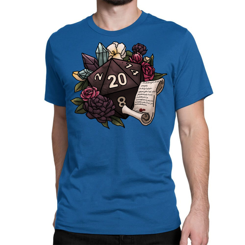 Warlock Class D20   Tabletop Gaming Dice Classic T-shirt by kwenzomangam9 | Artistshot